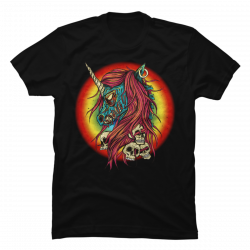 zombie unicorn shirt